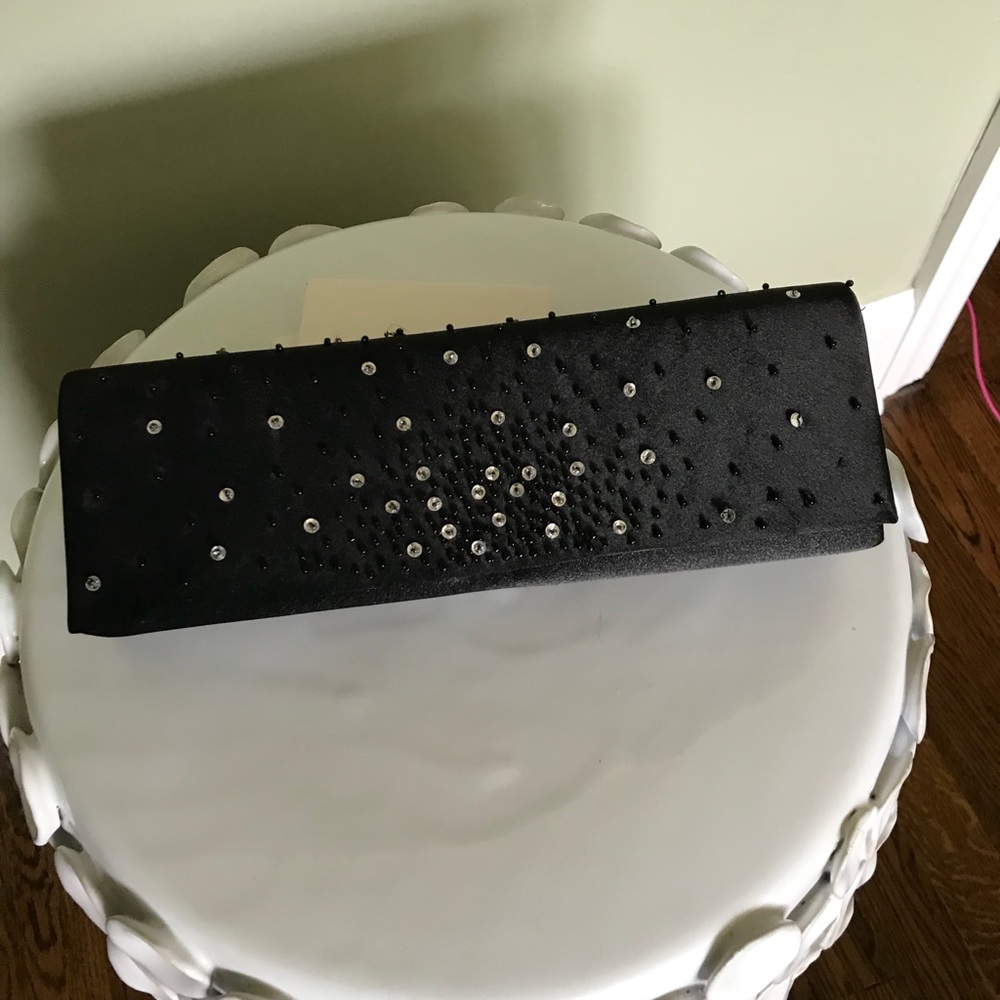 Black evening bag